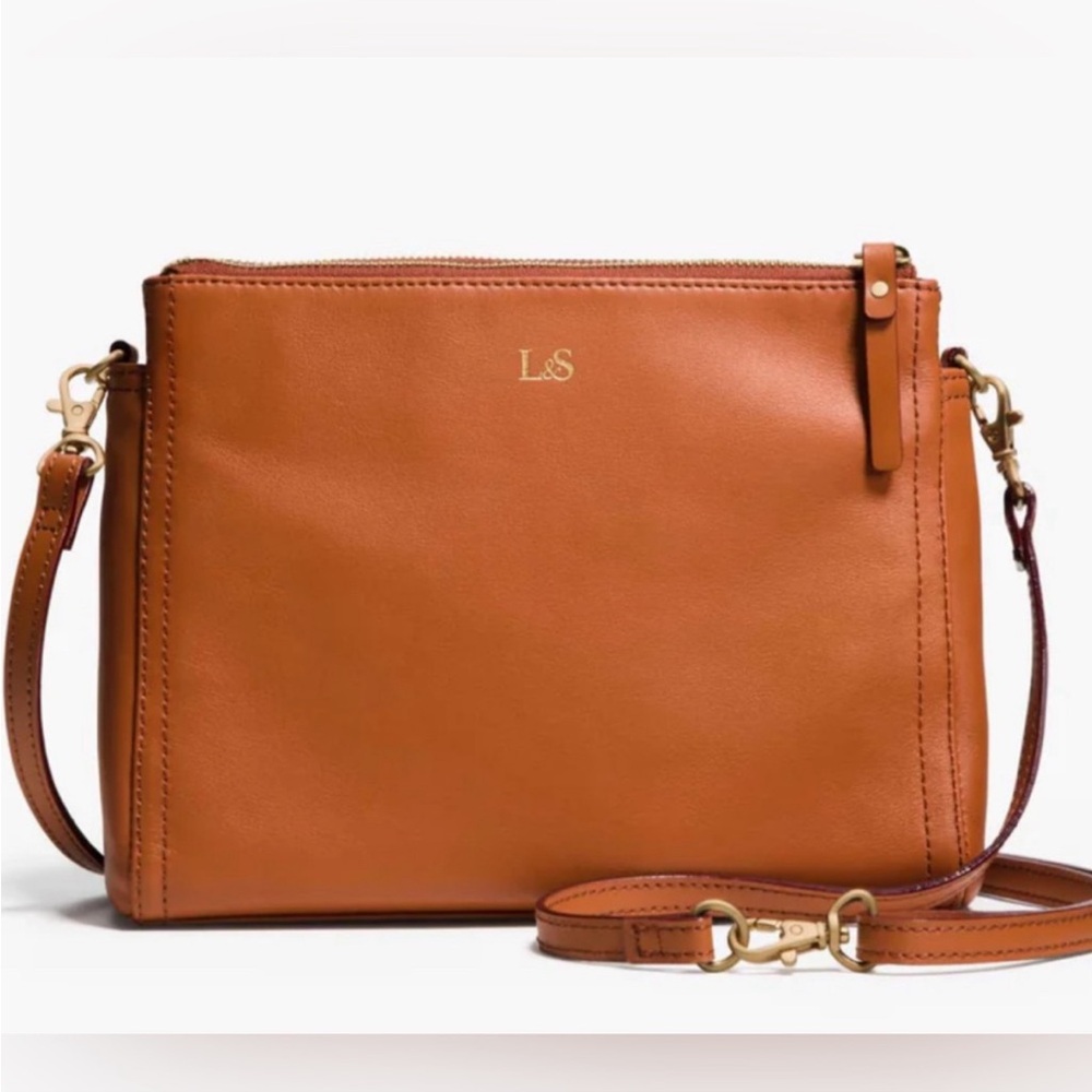 Tan Leather Crossbody Bag
